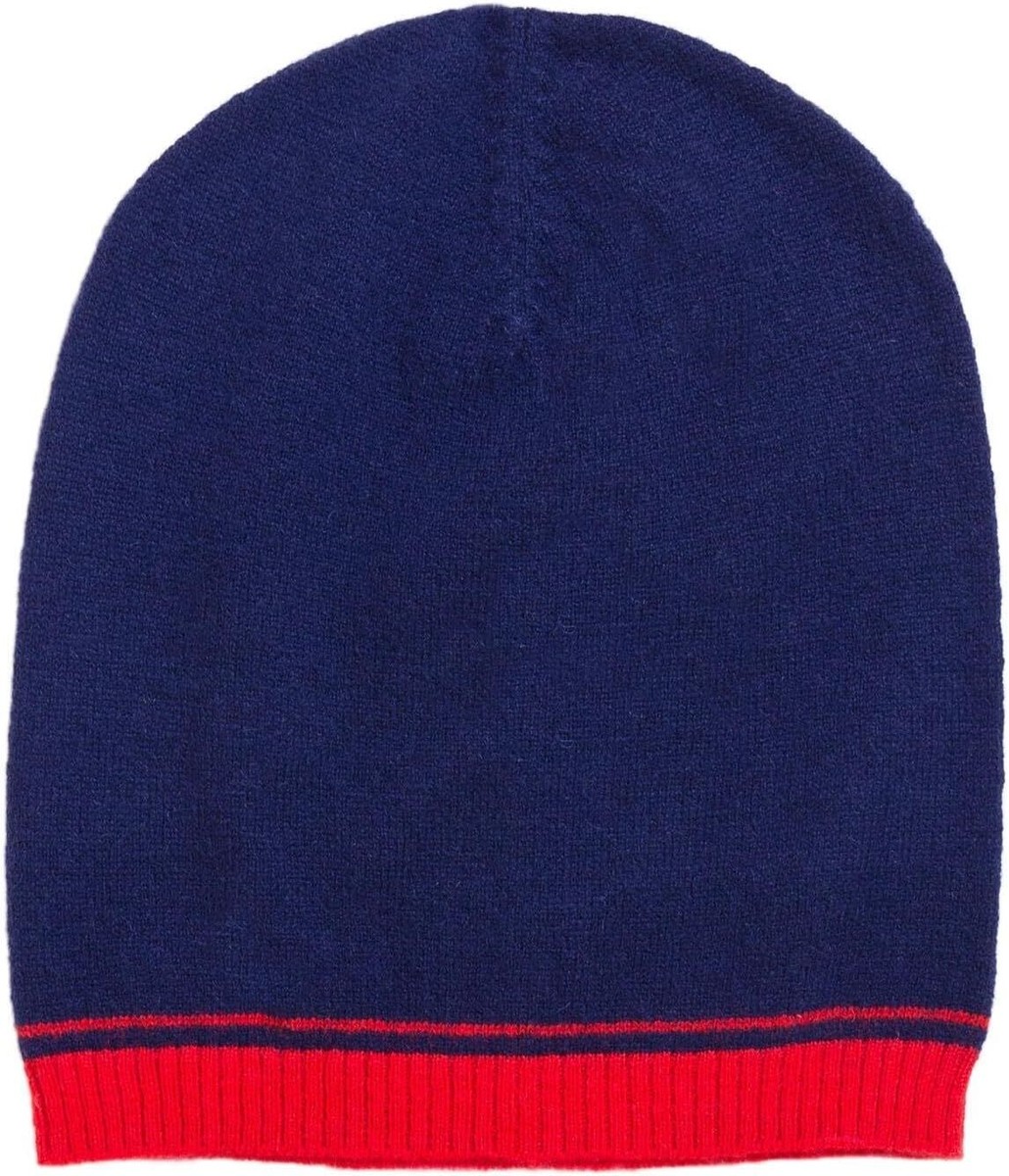 JONATHAN ADLER Navy Blue Red Striped Wool Scarf Glove Hat Beanie Set /018 JONATHAN ADLER Navy Blue Red Striped Wool Scarf Glove Hat  main image 2