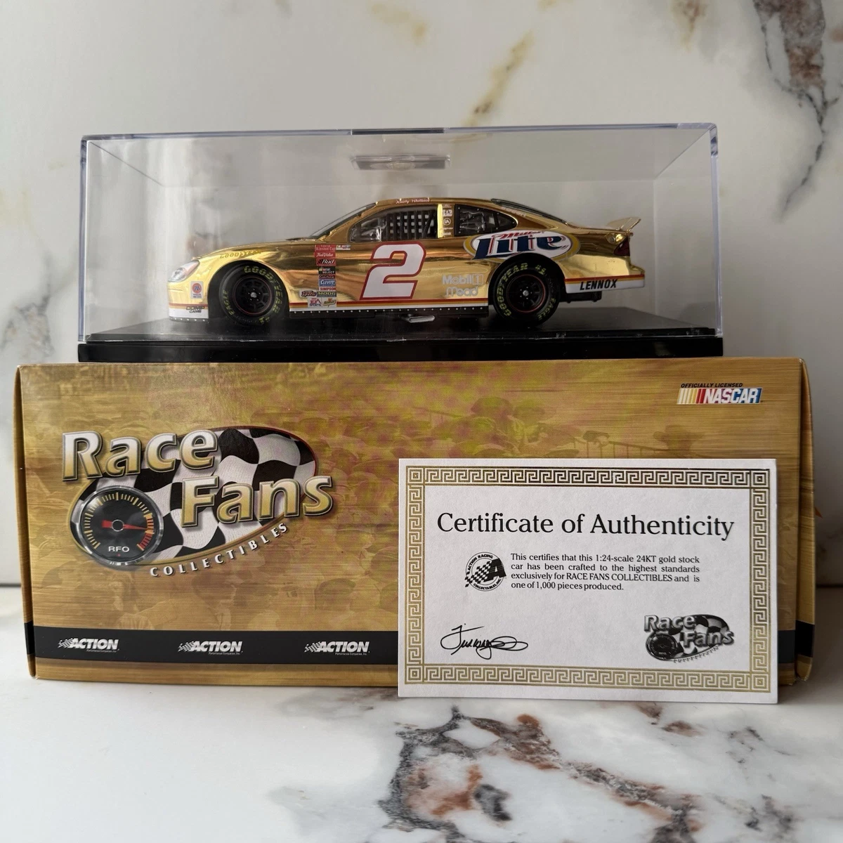 Rusty Wallace Gold 1:24 Diecast Racing Cars for sale | eBay