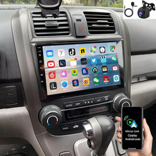 For Honda CRV Mk3 2006-2012 Apple CarPlay Android 15 Car Stereo Radio GPS BT+CAM