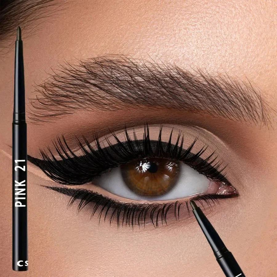 3pcs Black Eyeliner Pencils Waterproof  Long-Lasting Professional Makeup UK - Image 2 of 4