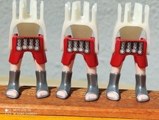 PLAYMOBIL X3 RED LEGS ROMAN ROMAN ROMAN ROMAN EQUITE LEGIONARIES