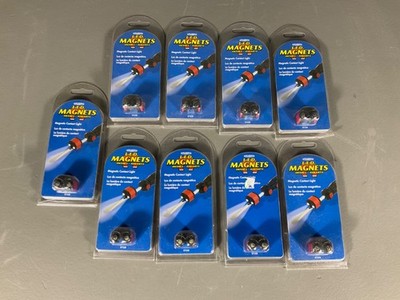 LOT OF 9 - Master Magnetics Magnet Source Magnetic Contact Tool Lights - 07558