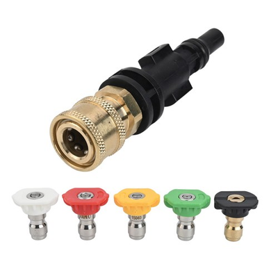 #ad High Pressure Foam Pot Quick 1 4 Connect Adapter Nozzle for LAVOR for Sterwins $16.60
