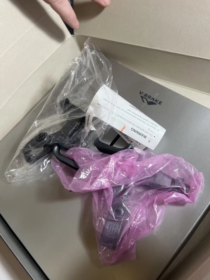 Leve freno a V Shimano XTR BL-M950 NOS vintage anni 90 MTB nuove con scatola con cavi - Immagine 4 di 4