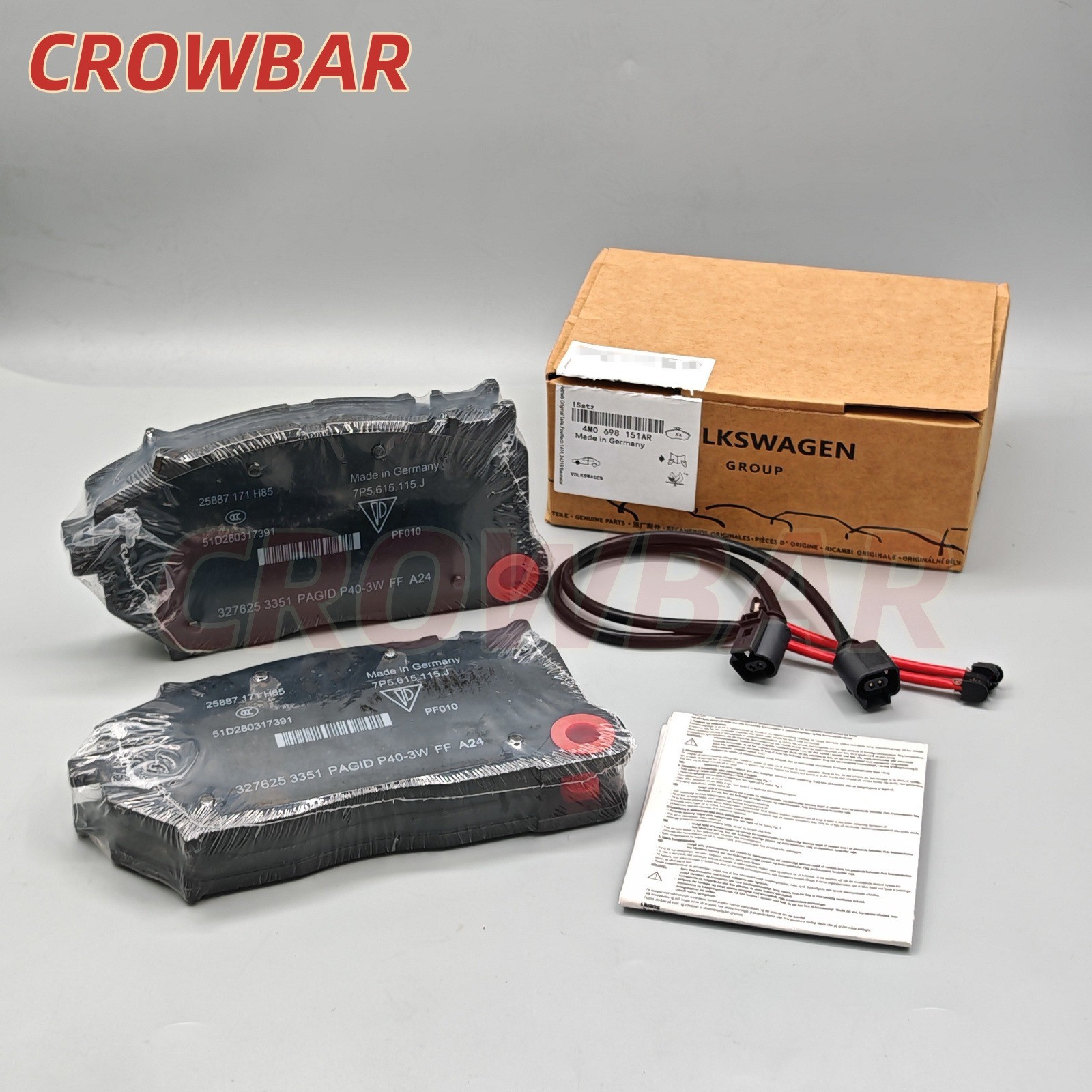 Lamborghini Urus 2018-2020 Front Brake pad kits Set P/N 4M0698151AR