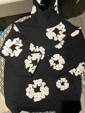 Denim Tears Cotton Wreath Hoodie Black~Size L~Brand New