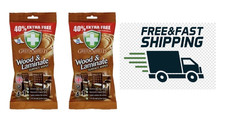 GREEN SHIELD (2 x Pack) Wood & Laminate Surface Wipes 140 Polish Dust Greasy