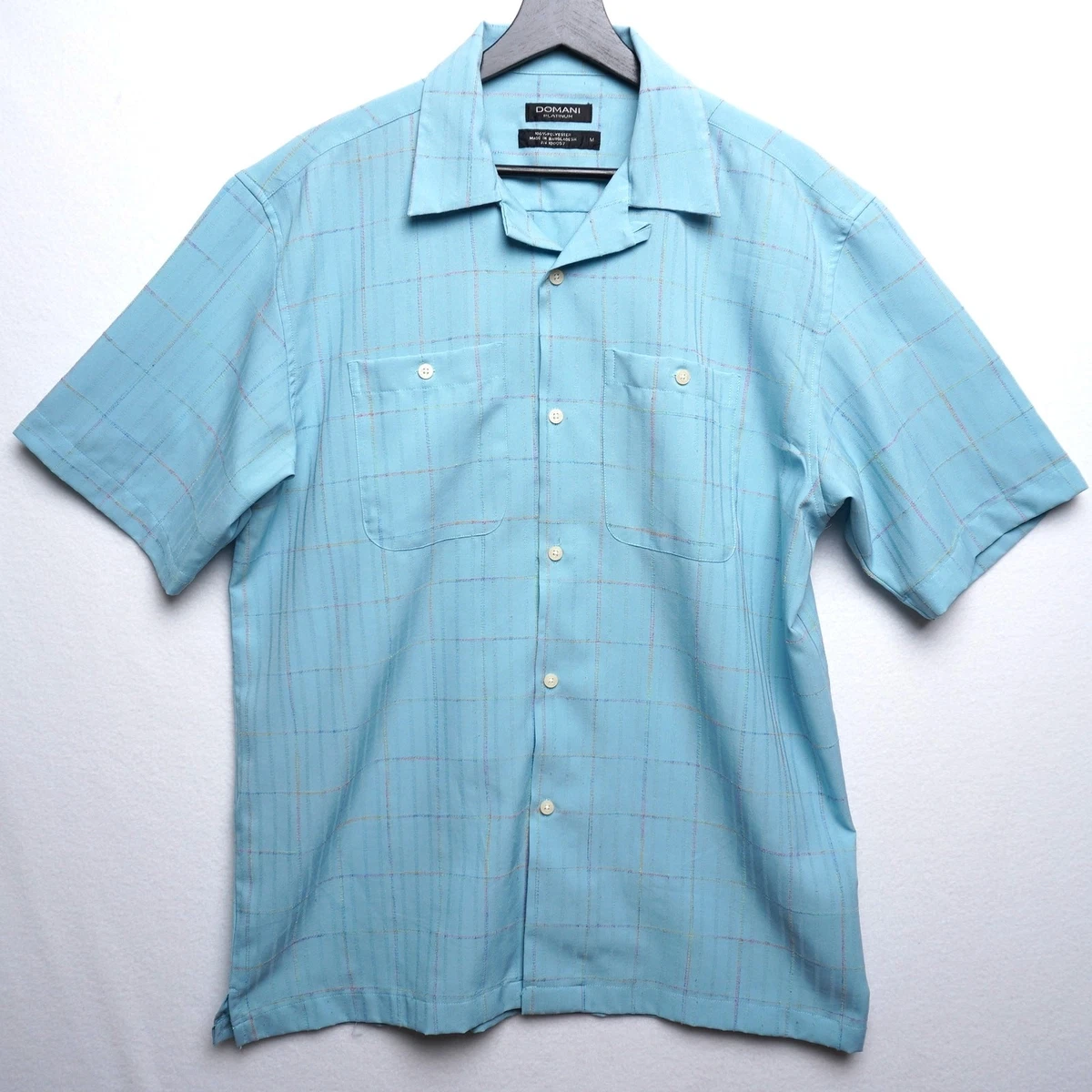 domani blue label dress shirts Llano Collection #202621