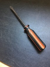 Vintage 1970s Rosco Flat Head Screwdriver Ergonomic Grip Tool Made in USA 9"L