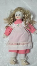 Franklin Mint Heirloom Collection 16" porcelain doll 1980s era