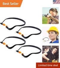 Banded Silicone Earplugs for Shooting Sports - Noise Reduction, Pack of 4