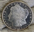 1878-s Morgan Silver Dollar Brilliant Uncirculated DMPL LIQUID MIRRORS