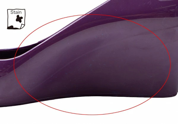 GUCCI Rubber Heel Sandals Purple 23.5 [Ladies] thumbnail 11