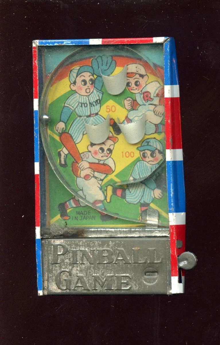 Baseball Pinball Game Indiana OTHER Vintage & Antique Toys for