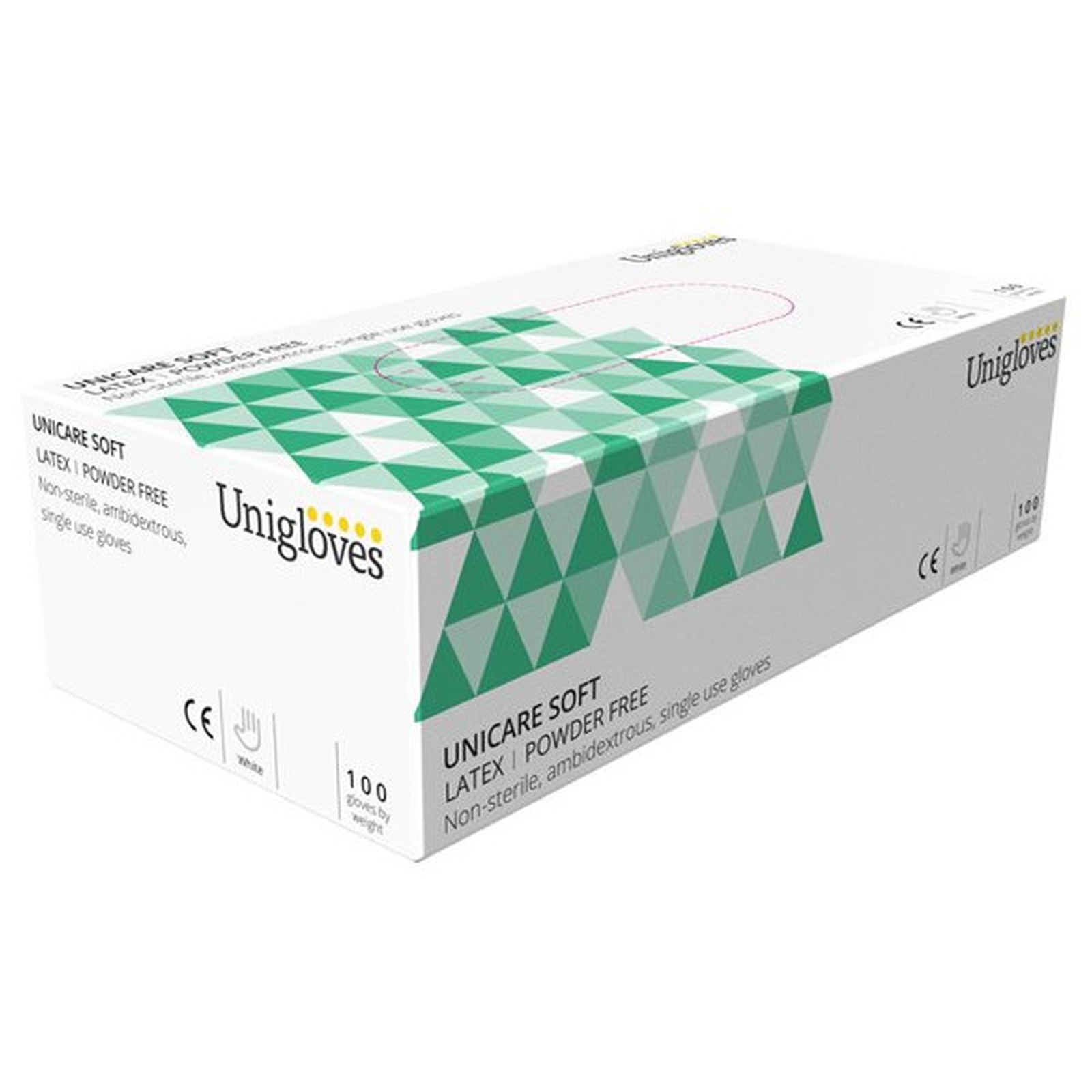 Unicare Unicare Latex Powder Free Gloves - Medium - GS0013 - Image 5