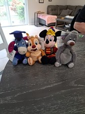 NWT Disney Store Bean Bag Plush nutcracker mickey mouse and more exclusive Lot