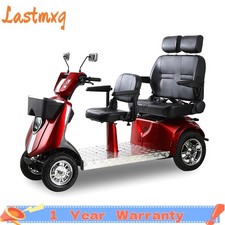 1000W 4 Wheel Mobility Sooter 3-Seater 60V20A Powered for Adults Seniors 600lb