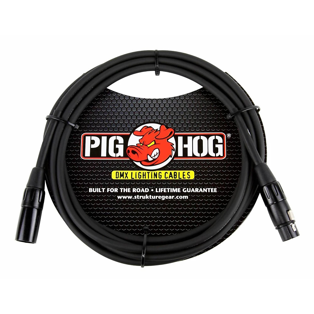 Кабель освещения Pig Hog DMX 3-контактный длиной 10 футов.