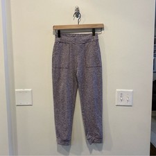 Athleta girl soft luxe jogger in size 8-10 purple pants athletic athleisure