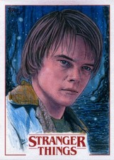2018 Topps Stranger Things S1 Sketch Card - DAN BERGREN - JONATHAN BYERS