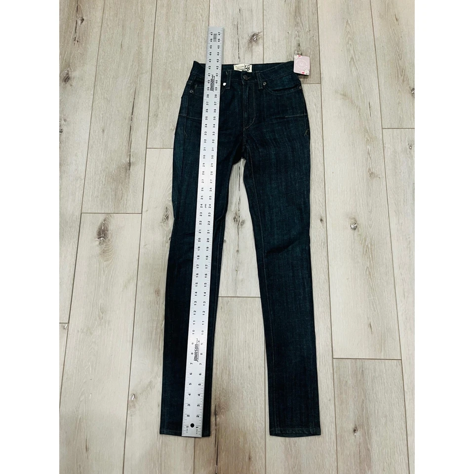 Pantalones de mezclilla para mujer The Proportion of Blu Barneys New York talla 24 lavado oscuro Foto 2 de 4