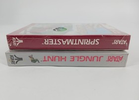 Atari 2600 Jungle Hunt and Sprint Master CX26155 CX2688 1988 New Factory Sealed