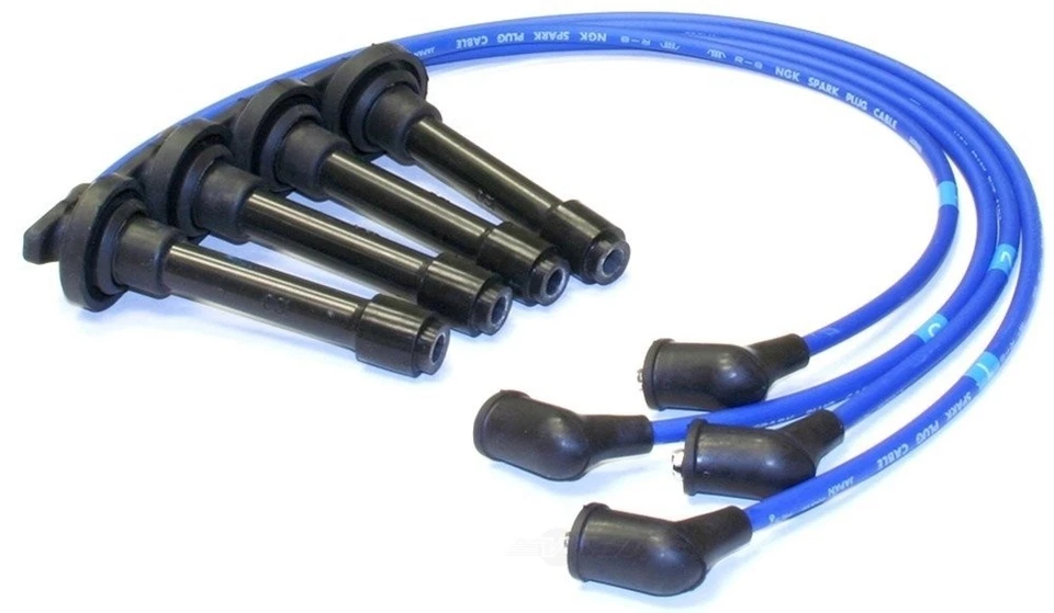 JUEGO DE CABLES BUJÍAS NGK JAPÓN AZUL HE57 para HONDA CIVIC B16 ACURA INTEGRA B18 Foto 2 de 4