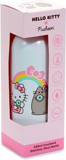 Puckator HELLO KITTY & PUSHEEN STEEL HOT AND COLD DRINKS BOTTLE (BOT 180)