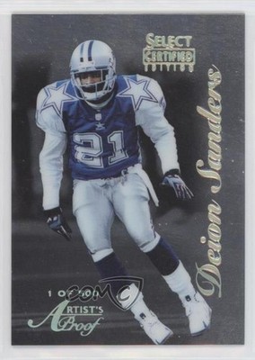 1996 Select Certified Edition Artist's Proof /500 Deion Sanders #48 HOF 1u6