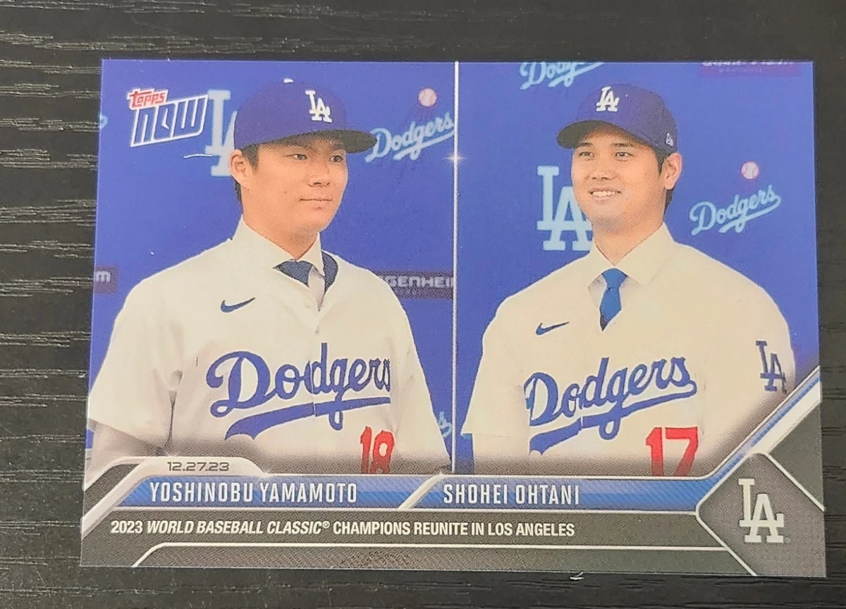 2023 Topps Now - Shohei Ohtani Yoshinobu Yamamoto #OS-26 for sale
