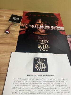 THEY WILL KILL YOU SXSW EXCLUSIVE PROMO KEYCHAIN NEW LINE CINEMA RARE