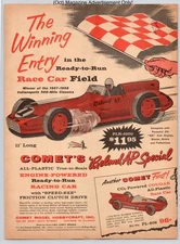 Comet Belond AP Special Engine Powered Racing Car Vintage 1959 Advertisement