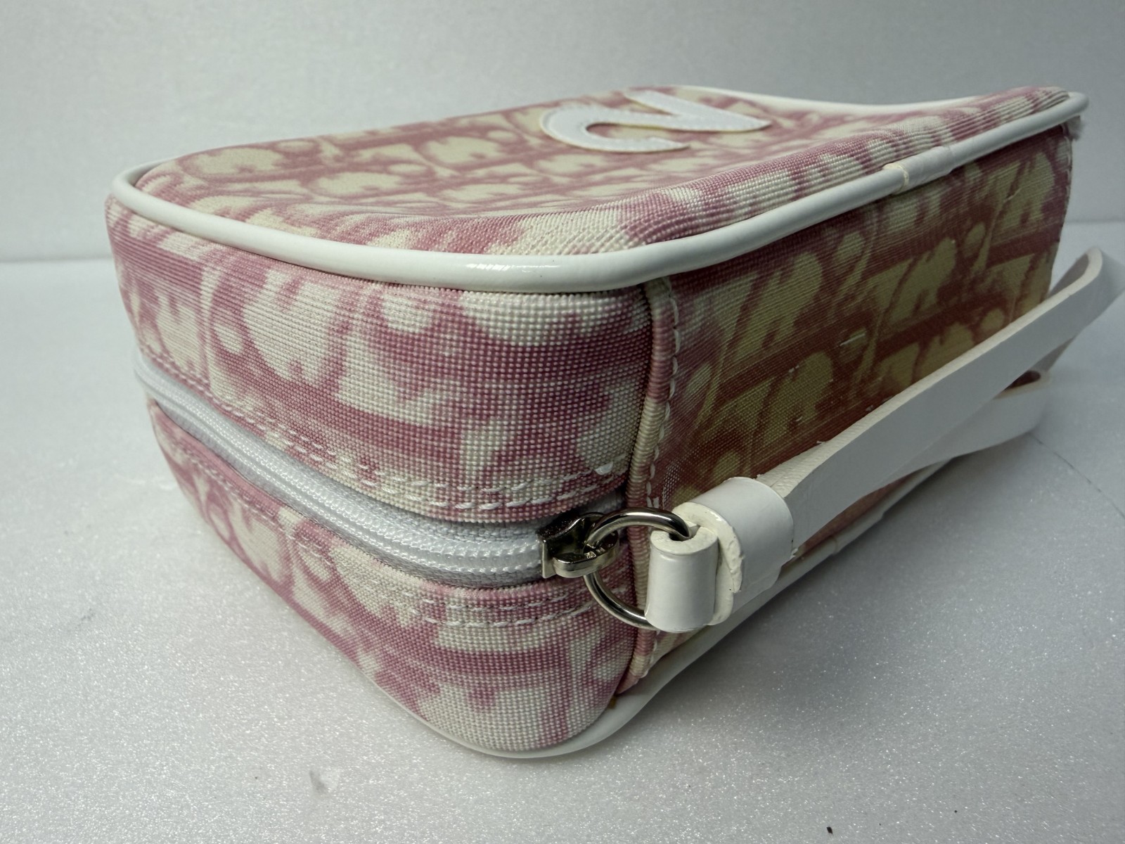 Dior Pouch Trotter Pink Canvas No2 CD Authentic thumbnail 5