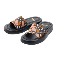 Burberry Women's Monogram Print Canvas Slide 8056188 LF SDL BUCKINGHAM 34204429
