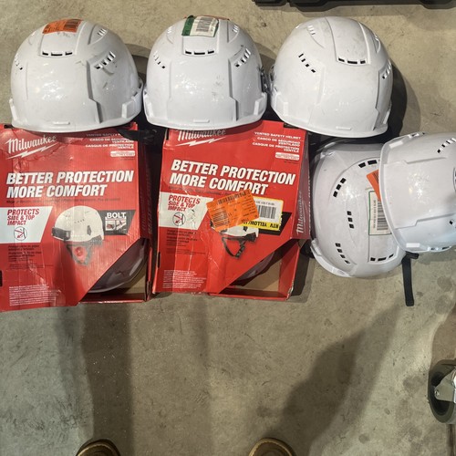 Milwaukee 48-73-1300 BOLT White Type 2 Class C Vented Safety Helmet 2240