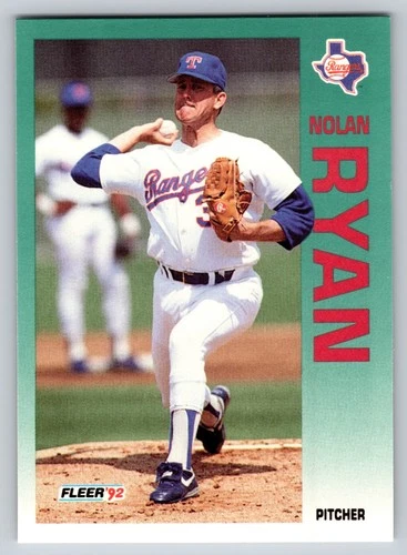 Nolan Ryan 1992 Fleer - #320 Texas Rangers