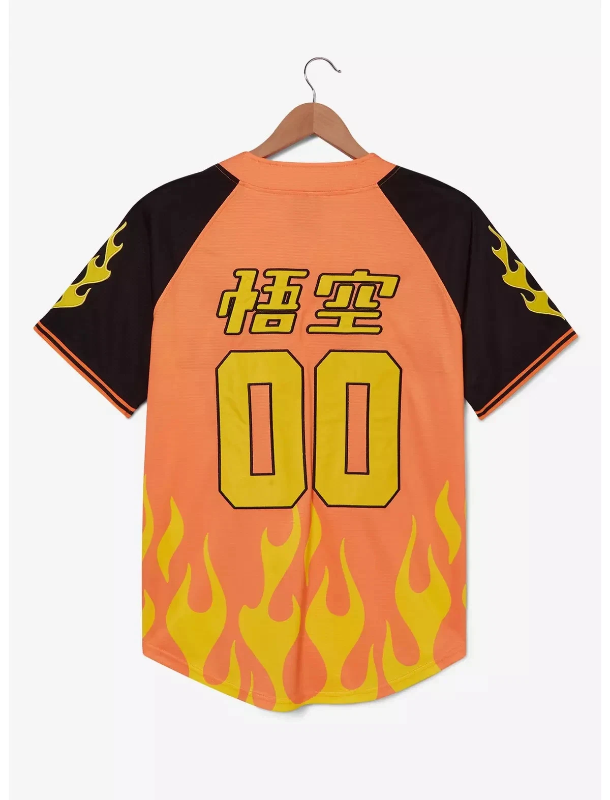 Dragon Ball Z Flame Baseball Jersey