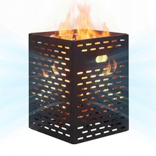 30 Inches Ultra Thick Burn Barrel 63 Gallon Garden Waste Incinerator Burn Drum