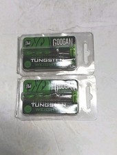 2 Packs Googan Tungsten Dropshot Weights 1/8 oz. Googan Green