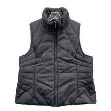 Chaleco acolchado Kenneth Cole Reaction plumón de ganso para mujer XL exterior Gorpcore invierno