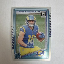 2025 Panini Donruss Optic Terrance Ferguson Rated Rookie #244 Los Angeles Rams