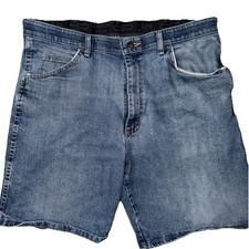 Vintage Lee Riders Shorts Comfort Flex Blue Denim Jeans Cotton Blend Shorts W36