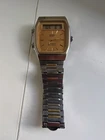 Vintage Seiko H557-5000 Ana Digital Chronograph Lcd Watch, original Seiko Strap
