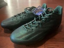 NEW Adidas Adizero Ironskin Protrax Green Men’s Baseball Cleats Sz. 9