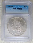 1883 O Morgan Silver Dollars $1, NICE COIN, ICG MS 60, NICE COIN!