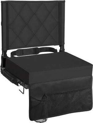 Stadium Seats With Back Support, Padded Bleacher Seat Cushion | Wide Bleacher