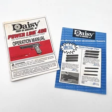 Daisy Power Line 400 BB Repeater Pistol Original Owner Manual Vintage