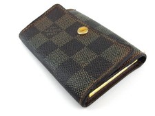 LOUIS VUITTON Key holder Brown beige gold Women N62630 Authentic secondhand