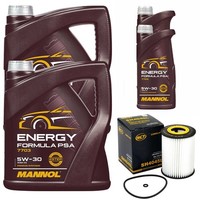 MotoröL Set Mannol 5W-30 Energy Formula 12 Liter + ÖLfilter FüR Mercedes B906