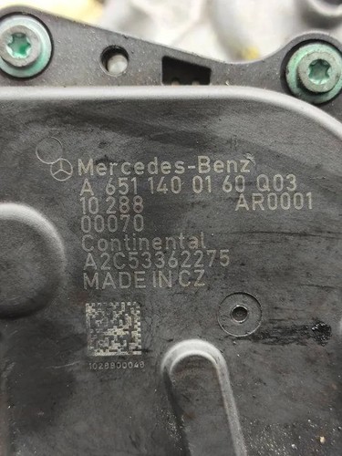 MERCEDES-BENZ E Coupe C207 AGR-Ventil A6511400160 2.20 Diesel 2011 33127252